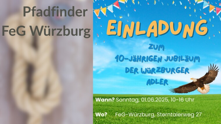 10jähriges Jubiläum Pfadfinder
