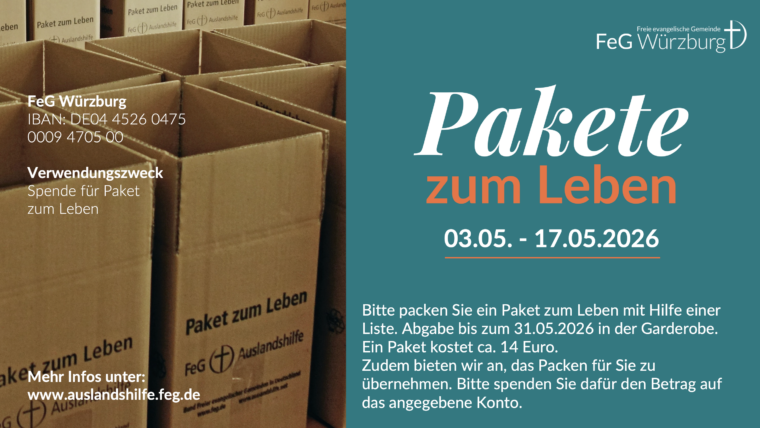 Pakete zum Leben