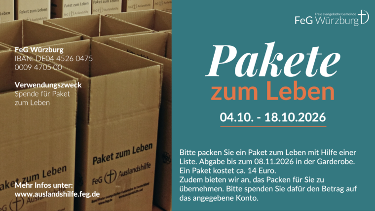 Pakete zum Leben